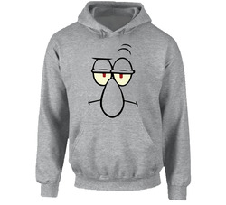 Squidward Spongebob Squaremants Big Face Halloween Costume Hoodie Squidward Spongebob Squaremants Big Face Halloween Costume Hoodie