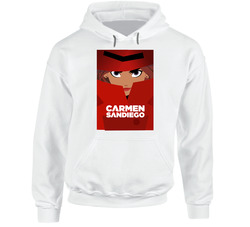 Carmen Sandiego Netflix Original Series Fan Hoodie Carmen Sandiego Netflix Original Series Fan Hoodie
