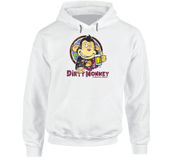 The Dirty Monkey Maui Hawaii Restaurant Worn Look Hoodie The Dirty Monkey Maui Hawaii Restaurant Worn Look Hoodie