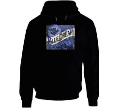 Blue Dream Cannabis Weed Strain Parody Worn Look Hoodie Blue Dream Cannabis Weed Strain Parody Worn Look Hoodie