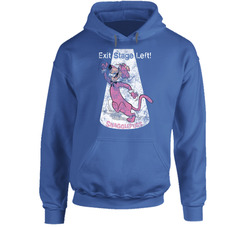 Snagglepuss Exit Stage Left Funny 60s Tv Cartoon Worn Look Hoodie Snagglepuss Exit Stage Left Funny 60s Tv Cartoon Worn Look Hoodie