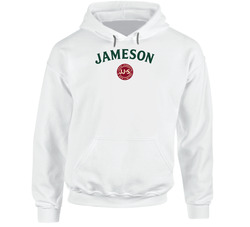 Jameson Irish Whiskey Booze Alcohol Label Drinking Party Long Sleeve Hoodie Jameson Irish Whiskey Booze Alcohol Label Drinking Party Long Sleeve Hoodie