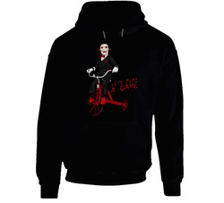 Saw Jigsaw Let's Play A Game Horror Movie Hoodie Saw Jigsaw Let's Play A Game Horror Movie Hoodie