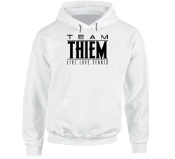 Team Dominic Thiem Live Love Tennis Autrian Tennis Star Fan Hoodie