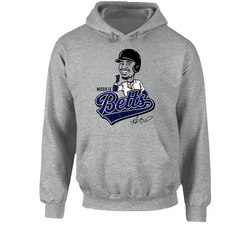 Mookie Betts Los Angeles La Baseball Big Head Cartoon Fan Hoodie Mookie Betts Los Angeles La Baseball Big Head Cartoon Fan Hoodie