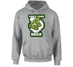 Don't Care Bear Funny Weed Smoking Hoodie