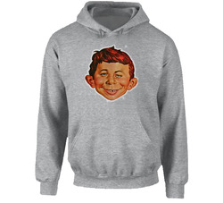 Alfred E Neuman Mad Magazine Mascot T Hoodie