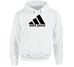Adidas Add Jesus Parody Hoodie