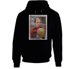 Roy Munson Vintage Retro Sports Trading Card Distressed Look Hoodie