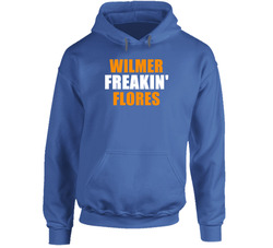 Wilmer Flores New York Brooklyn Baseball Sports Freakin Hoodie