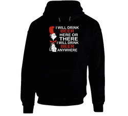 I Will Drink Beer Here Or There Funny Cat In The Hoodie I Will Drink Beer Here Or There Funny Cat In The Hoodie