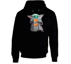 Baby Yoda The Child Mandalorian Fanta Orange Soda Pop Drink Hoodie