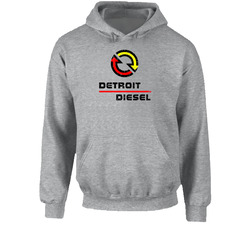 Detroit Diesel Automobile Car Truck Motorcycle Auto Parts Cool Distressed Style Brand Logo Emblem Hoodie