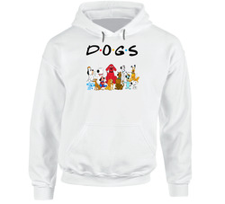 Animated Cartoon Dogs Friends Parody Mashup Snoopy Scooby Brian Pluto Tv Movie Kids Hoodie