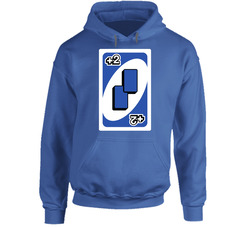 Draw Two 2 Blue Uno Card Game Fan Halloween Fancy Dress Hoodie Draw Two 2 Blue Uno Card Game Fan Halloween Fancy Dress Hoodie