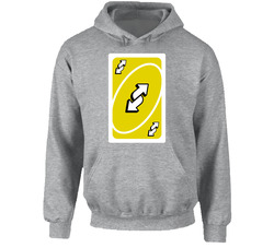 Reverse Yellow Uno Card Game Fan Halloween Fancy Dress Hoodie Reverse Yellow Uno Card Game Fan Halloween Fancy Dress Hoodie