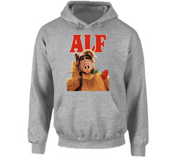 Alf With Rose 80s 90s Tv Show Sitcom Hoodie Alf With Rose 80s 90s Tv Show Sitcom Hoodie