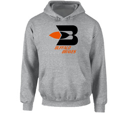 Buffalo Braves Retro 70's Logo Basketball Fan Raglan Hoodie Buffalo Braves Retro 70's Logo Basketball Fan Raglan Hoodie