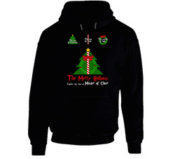 The Merry Hallows Master Of Cheer Harry Potter Christmas Deathly Hallows Parody Mashup Fan Hoodie The Merry Hallows Master Of Cheer Harry Potter Christmas Deathly Hallows Parody Mashup Fan Hoodie