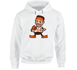 Baker Mayfield Cartoon Cleveland Football Hoodie Baker Mayfield Cartoon Cleveland Football Hoodie