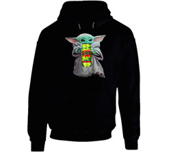 Baby Yoda The Child Mandalorian Surge Soda Pop Drink Hoodie Baby Yoda The Child Mandalorian Surge Soda Pop Drink Hoodie