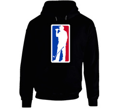 Golfer Drinking Beer Baseball Logo Mashup Parody Hoodie Golfer Drinking Beer Baseball Logo Mashup Parody Hoodie