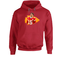 Patrick Mahomes Kansas Football Fan Cartoon Hoodie Patrick Mahomes Kansas Football Fan Cartoon Hoodie