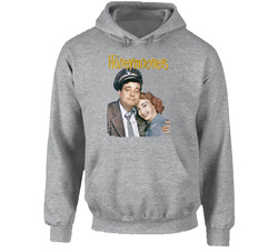 The Honeymooners 60s Tv Series Show Worn Look Vintage Unisex Hoodie The Honeymooners 60s Tv Series Show Worn Look Vintage Unisex Hoodie