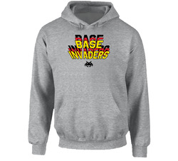 Base Invaders Funny Softball Baseball Team Jersey Raglan Hoodie Base Invaders Funny Softball Baseball Team Jersey Raglan Hoodie