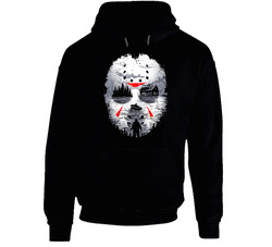 Jason Voorhees Friday The 13th Mask Lake Halloween Hoodie Jason Voorhees Friday The 13th Mask Lake Halloween Hoodie