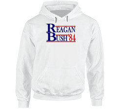 Reagan Bush 84 Campaign Politics Republican Hoodie Reagan Bush 84 Campaign Politics Republican Hoodie
