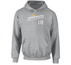 Justin Jefferson 18 Favorite Player Fan Hoodie Justin Jefferson 18 Favorite Player Fan Hoodie