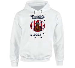 2021 Nathans Hot Dog Eating Contest Food Lovers Hoodie 2021 Nathans Hot Dog Eating Contest Food Lovers Hoodie