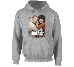 That Girl 60s Tv Series Show Worn Look Vintage Unisex Hoodie That Girl 60s Tv Series Show Worn Look Vintage Unisex Hoodie