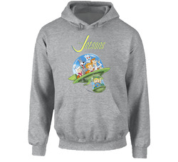 The Jetsons 60s Tv Series Show Worn Look Vintage Unisex Hoodie