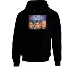Blue Eiffel 65 One Hit Wonders Single Cover Distressed Look Fan Hoodie