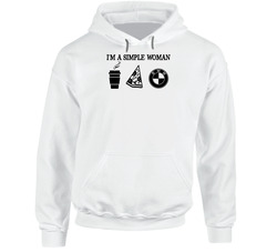 Bmw Simple Woman Coffee Pizza Car Logo Driving Fan Hoodie Bmw Simple Woman Coffee Pizza Car Logo Driving Fan Hoodie