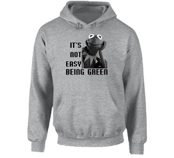 Kermit The Frog It's Not Easy Being Green Hoodie Kermit The Frog It's Not Easy Being Green Hoodie