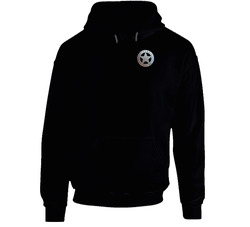 Walker Texas Ranger Badge Chest Emblem Retro 90s Tv Show Fan Hoodie Walker Texas Ranger Badge Chest Emblem Retro 90s Tv Show Fan Hoodie