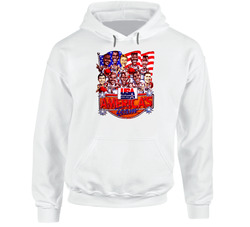 1992 Dream Team Michael Jordan Basketball Cartoon Hoodie 1992 Dream Team Michael Jordan Basketball Cartoon Hoodie