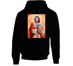 Keanu Reeves Jesus Baby Yoda Whiteclaw Mashup Poster Moist Buddha Fan Hoodie Keanu Reeves Jesus Baby Yoda Whiteclaw Mashup Poster Moist Buddha Fan Hoodie