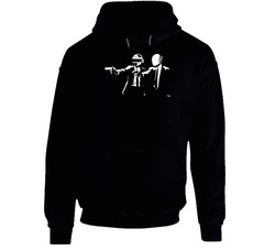 Daft Punk Meets Pulp Fiction Hoodie Daft Punk Meets Pulp Fiction Hoodie