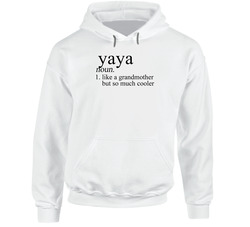 Yaya Noun Language Definition Grandma Grandmother Mother's Day Gift Hoodie Yaya Noun Language Definition Grandma Grandmother Mother's Day Gift Hoodie