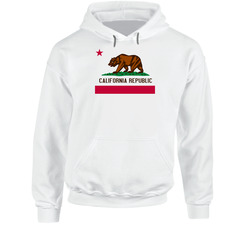 State Of California Flag Hoodie State Of California Flag Hoodie
