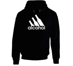 Alcohol Adidas Logo Parody Beer Drinking Party Hoodie Alcohol Adidas Logo Parody Beer Drinking Party Hoodie