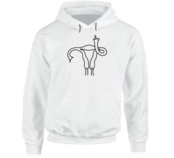 Uterus Flipping Off Female Reproductive Parts Rights Supporter Hoodie Uterus Flipping Off Female Reproductive Parts Rights Supporter Hoodie