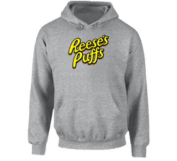 Reese's Puffs Logo Greatest Cereal Of All Time Breakfast Fan Foodie Hoodie Reese's Puffs Logo Greatest Cereal Of All Time Breakfast Fan Foodie Hoodie