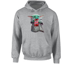 Baby Yoda The Child Mandalorian Mountain Dew Code Red Soda Pop Drink Hoodie Baby Yoda The Child Mandalorian Mountain Dew Code Red Soda Pop Drink Hoodie