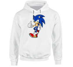 Sonic Sonic The Hedgehog Video Game Character Hoodie Sonic Sonic The Hedgehog Video Game Character Hoodie