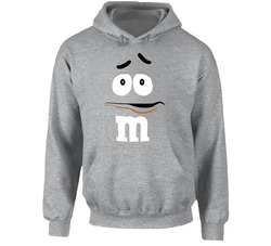 Oranage M&m Big Face Funny Halloween Costume Hoodie Oranage M&m Big Face Funny Halloween Costume Hoodie